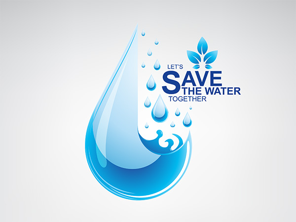 save water together with drop
