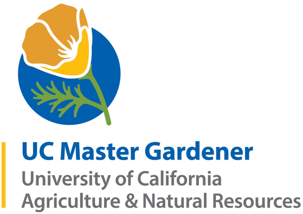UC Master Gardener logo with golden poppy and blue background